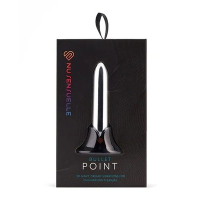 Nu Sensuelle Aluminium Point Rechargeable Bullet - Silver Vibrator
