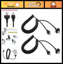 8-Pin Microphone Cable Cord for KMC-30 KMC-32 TK-760 TK-780G Radio 2 Pack 