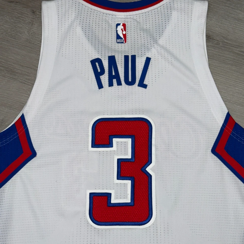 Camiseta CHRIS PAUL Corte Profesional Los Angeles Clippers L +2 Adidas Auténtico Juego de Equipo Foto 4 de 4
