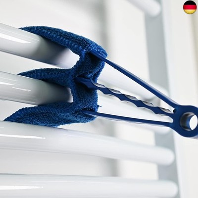 Heilmetz Duster for Blinds, Towel Radiator, 1 Piece, Hand Washable Microfibre