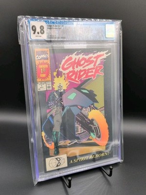 Ghost Rider v2 #1 CGC 9.8 1st Danny Ketch Ghost Rider! Custom Heroes Label