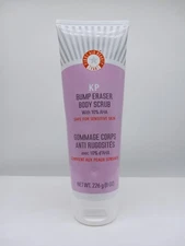 First Aid Beauty KP Bump Eraser Body Scrub W/ 10% AHA Sensitive Skin 8 oz
