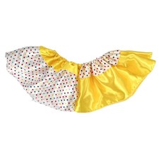 Clown Kragen doppellagig R&uuml;schenkragen Neckpiece satinartig Accessoire luxuri&ouml;s