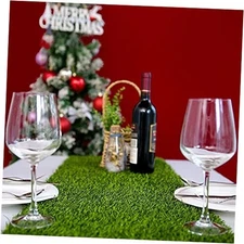 Artificial Grass 14 x 48 inch Table Runner, Perfect for 14 INCH x 48 INCH