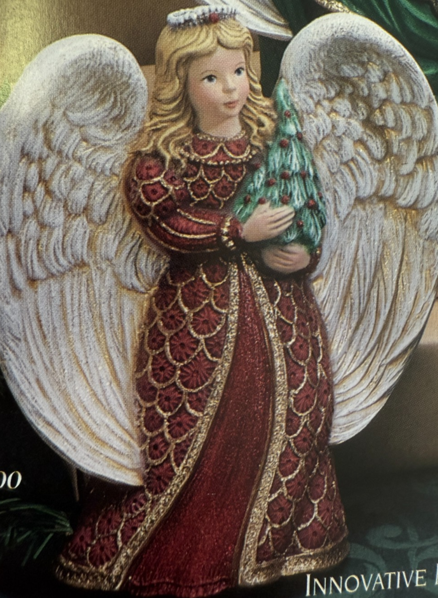 VINTAGE GARE CERAMIC MOLD #2863 ANGEL WITH CHRISTMAS TREE | eBay