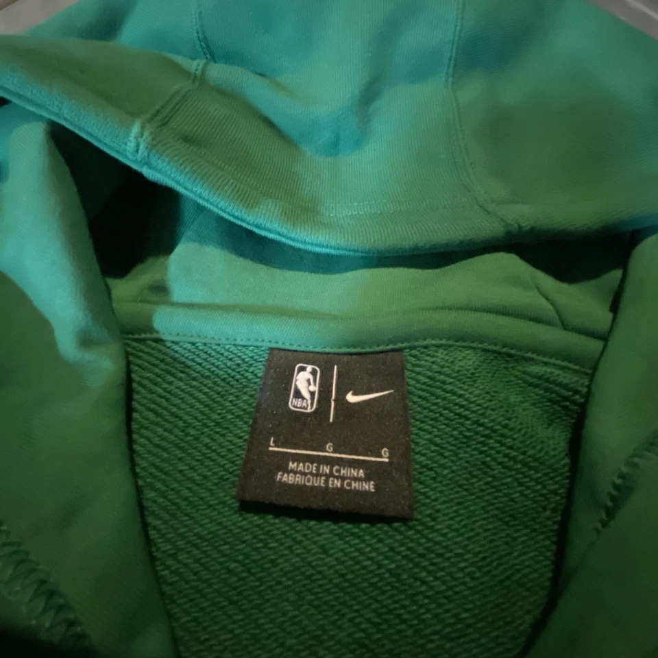 Пуловер с капюшоном Nike Boston Celtics City Earned Edition Courtside размер L ОЧЕНЬ РЕДКИЙ - Изображение 4 из 4