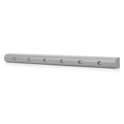 LED Schubladenleuchte Lichtleiste 26cm Silber Vibrationssensor 5 x AAA Batterie - Bild 1 von 4
