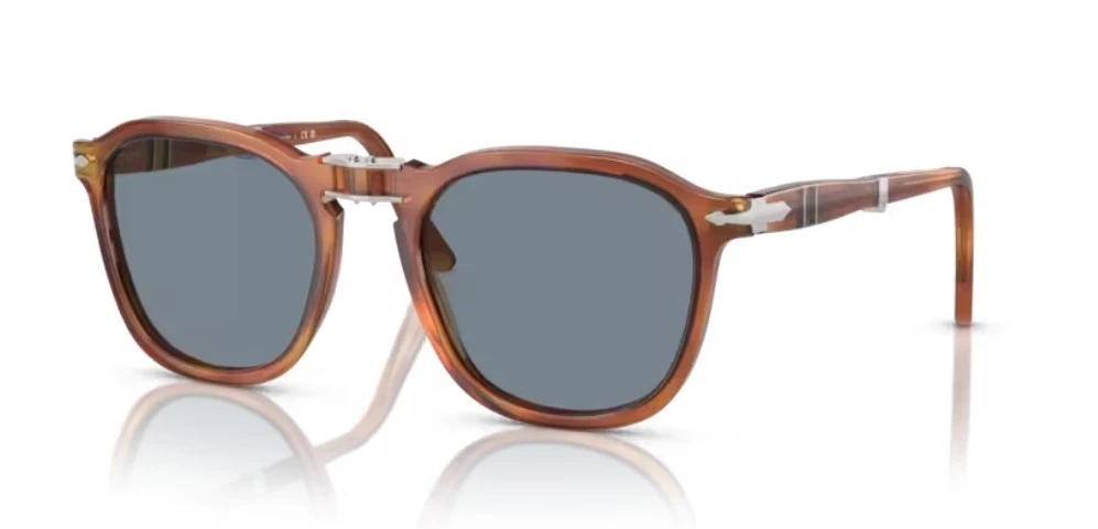 Verres De Remplacement Persol 714 Taille 52 - Couleur Blu Sfumato (Code 86) - Neuf Italie