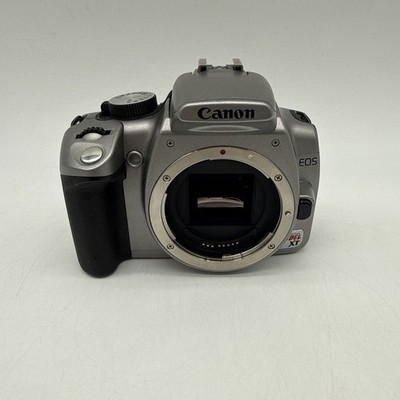 Canon EOS Digital Rebel XT DSLR Camera Body Silver No Lens -- UNTESTED
