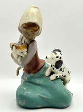 Lladro 2266 Little Friskies in Gres Vintage Figurine - EXCEPTIONALLY RARE!