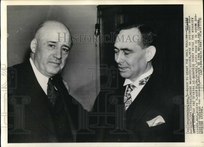 1938 Rep Sam Rayburn (L) House Majority Leader At Opening Session 8x11 Wirephoto