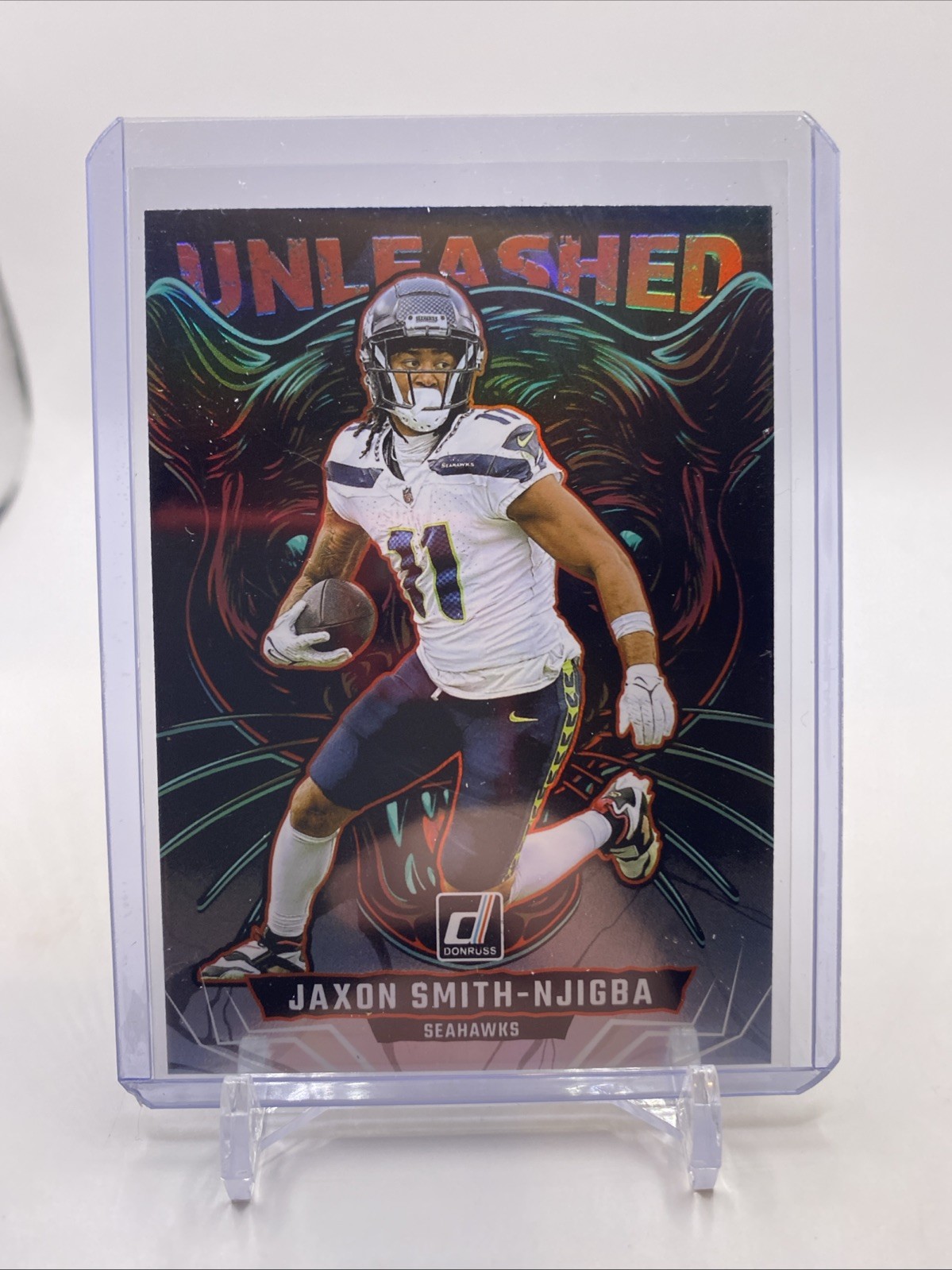 2025 Donruss UNLEASHED SSP Jaxon Smith-Njigba Seahawks Case Hit Rare Sp No.23