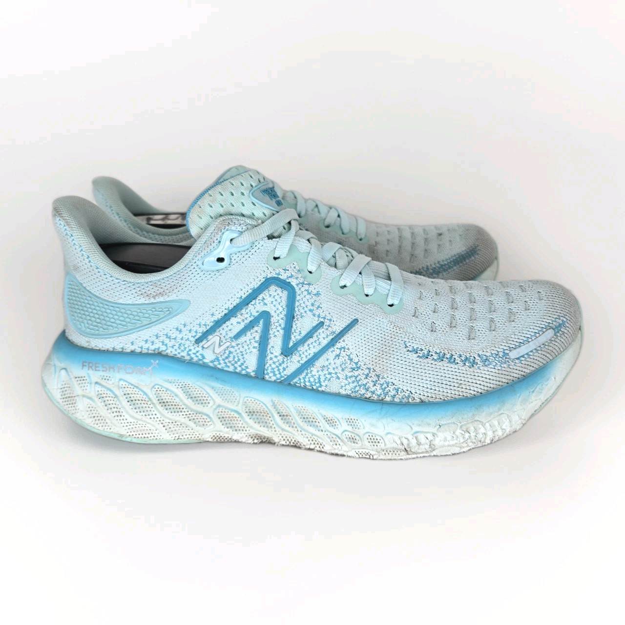 New Balance Fresh Foam X 1080v12 Womens Size 9.5 B Blue Running Shoes Sneakers
