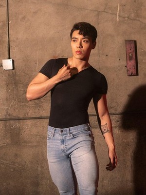 Body Aware Wild Side Black Bodysuit for Men - Sexy Athletic Clothes for Guys