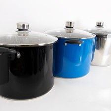 Lehman's 21.5-Quart Stainless Steel Water Bath Canner with Pressure Gauge