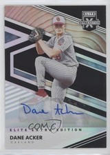 2020 Panini Elite Extra Edition Signatures Dane Acker #134 Auto 0f2i