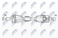 NTY Antriebswelle NPW-RE-166 FüR Renault Megane 4 B9A K9A LVA Dci 110 B9A3