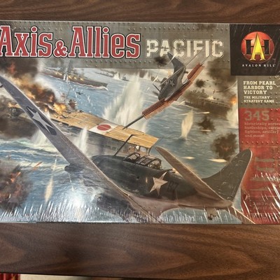 Axis & Allies Pacific Board Game Avalon Hill 2000 NEW SEALED! Mint!