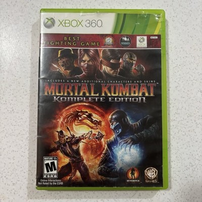 Mortal Kombat Komplete Edition (Microsoft Xbox 360, 2012) CIB Tested