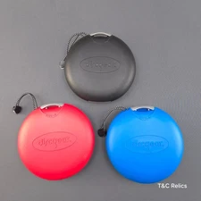 Discgear Double Sided 20 Disc CD DVD Holder Hard Shell Storage Cases Red Blue Bk