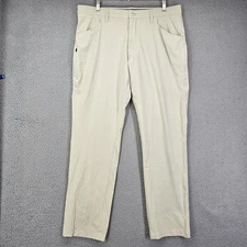 Huk Pants Mens 38x32 Stretch Fishing Performance Lightweight Zip Pocket Outdoor