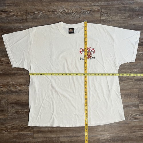 T-shirt vintage 1999 Big Johnson salon de tatouage taille XXL 2XL drôle comédie humour - Photo 9/11