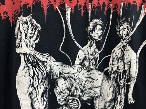 VTG Devourment Heavy Metal Dark Double Sided Print Tour T-Shirt Size 3XL - Picture 5 of 5