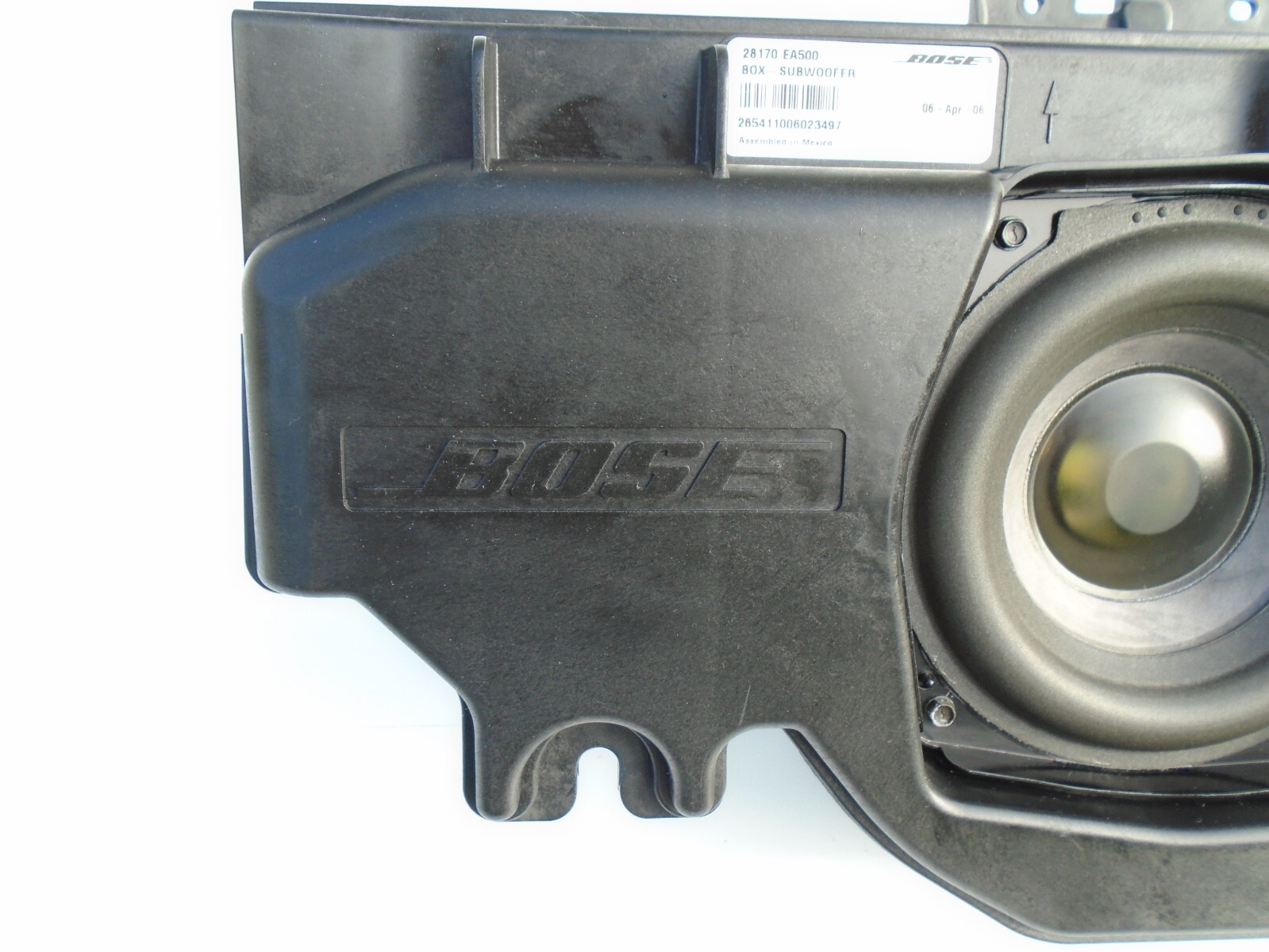 2005 TO 2012 NISSAN PATHFINDER BOSE REAR SUBWOOFER 28170 EA500 NICE