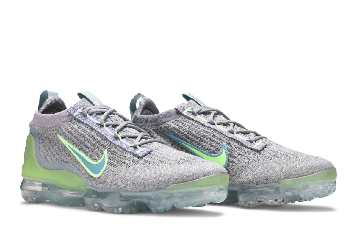 Nike Air VaporMax 2021 Flyknit Grey Light Liquid Lime for  display picture 2