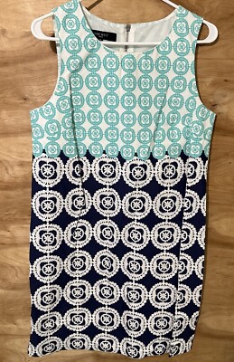 nine west cotton dress Nine West Women's Side Seam Pockets Soft Comfortable Cotton Dress Size S New