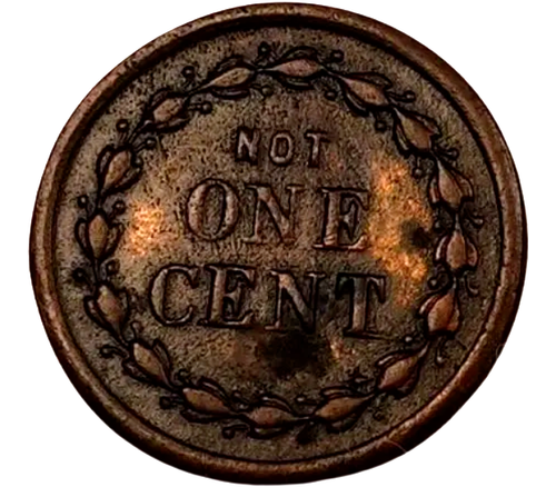 Ficha de la Guerra Civil 1863 - Constitución para siempre/ni un centavo - #CT208 - Imagen 2 de 3