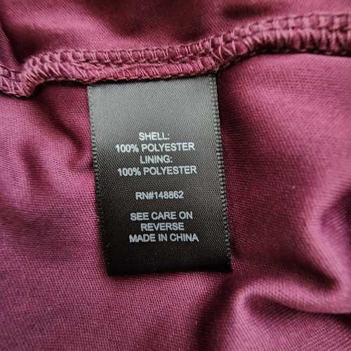 Torrid Midi Skirt Women Size 2 /2X Comfort Chiffon Lined Burgundy Elastic Waist - Picture 9 of 10