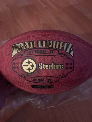 pittsbugh steeler XLIII Serealized super bowl ball - Picture 2 of 5