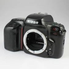 Nikon N50 - SLR 35mm Film Camera - Sticky Grip - For Parts or Repair