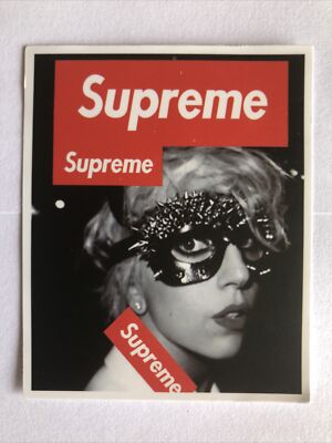 Supreme Poster Lady Gaga Supreme Sticker 10/30/50pcs Lady Gaga