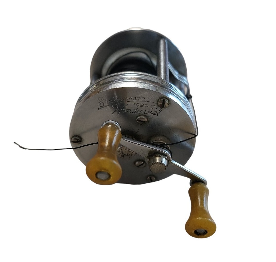 1920 shakespeare fishing reel Vintage Shakespeare Fishing Wondereel 1920 Model GA Level-Winding