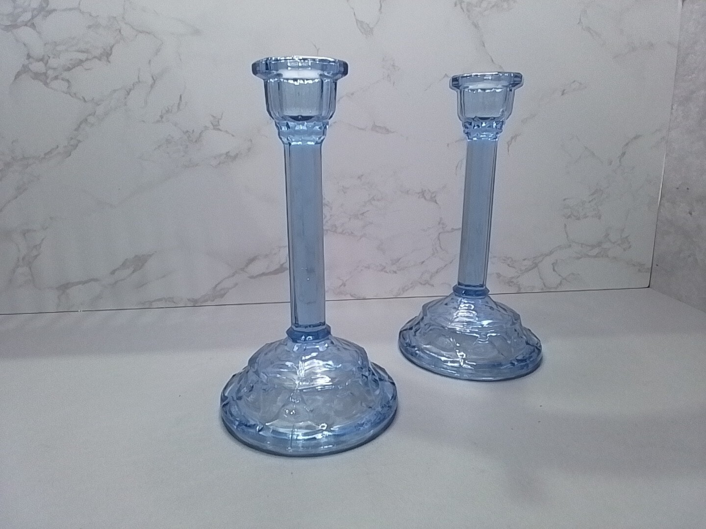 Blue Glass Dressing Table Set ( Libochovice) . eBay