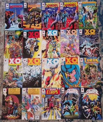 Großes Set 20 Valiant Comics XO Manowar Eternal Warrior Turok Bloodshot Archer 8,5