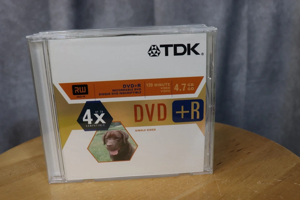 Paquete de 5 estuches joya TDK DVD+RW 2,4X 4,7 GB 120 min Foto 3 de 3