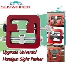 Upgrade Universal Handgun Sight Pusher tool For 1911 Glock Shield Sig etc. RED 