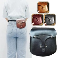 Medieval Leather Pouch Bag Saddle Wallet Pirate Cosplay Costume Accessori