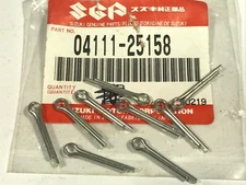 QTY 10 NEW OEM SUZUKI COTTER PIN 04111-20158