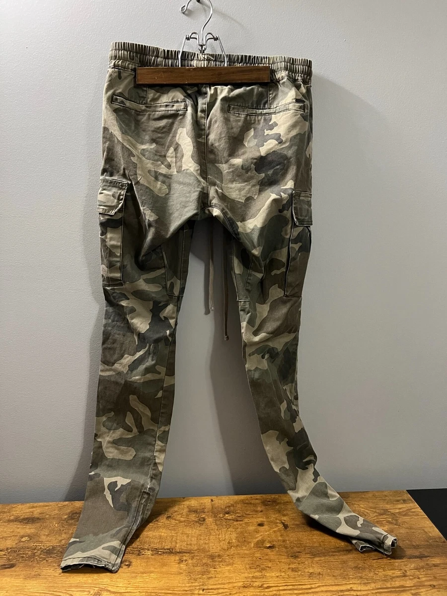 Pacsun drawstring camo cargo pants size Small