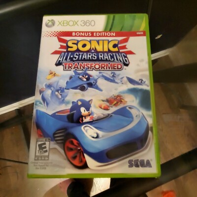 Sonic & All-Stars Racing Transformed -- Bonus Edition (Microsoft Xbox 360, 2012)