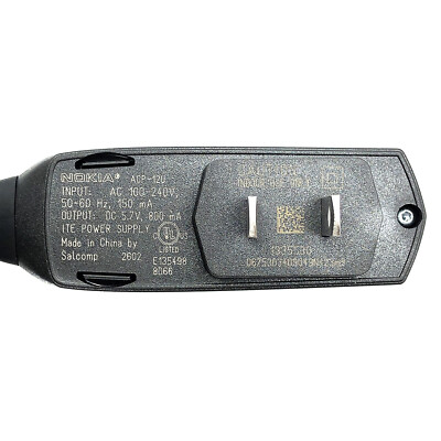 Genuine Nokia ACP-12U Wall Power Supply Charger for 6100 6170 6200 Genuine Nokia ACP-12U Wall Power Supply Charger for 6100 6170 6200