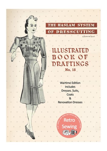 The Haslam System of Dresscutting No. 18 Wartime Edition 1940's - 第 1/5 張圖片