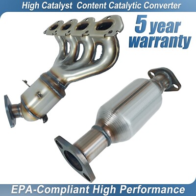 Manifold & Rear Catalytic Converter for Chevrolet Aveo 1.6L 2009-2011 EPA