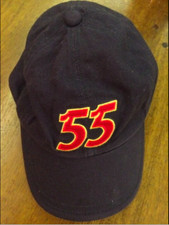 Gymboree Navy embroidered patches 55 Baseball Hat Cap size 3-4 yr