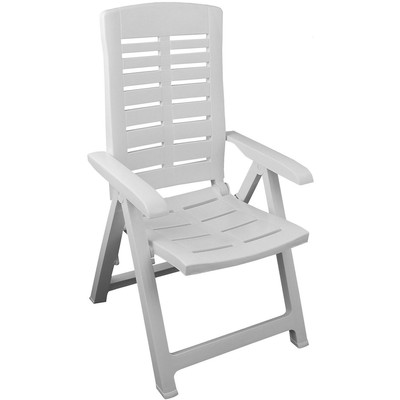 KLAPPSTUHL KLAPPSESSEL GARTENSTUHL 4-POS KUNSTSTOFF HOCHLEHNER