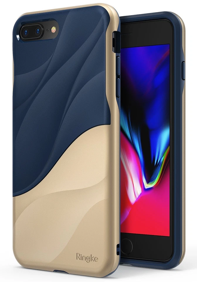 Funda protectora con diseño de TPU a prueba de golpes para iPhone 8 Plus / 7 Plus | Ringke [WAVE] Foto 2 de 4